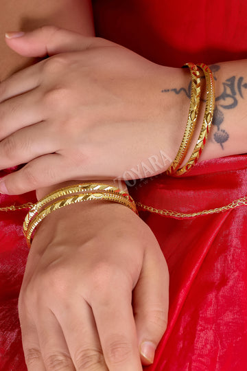 Palak Bangle. (Set of 4)