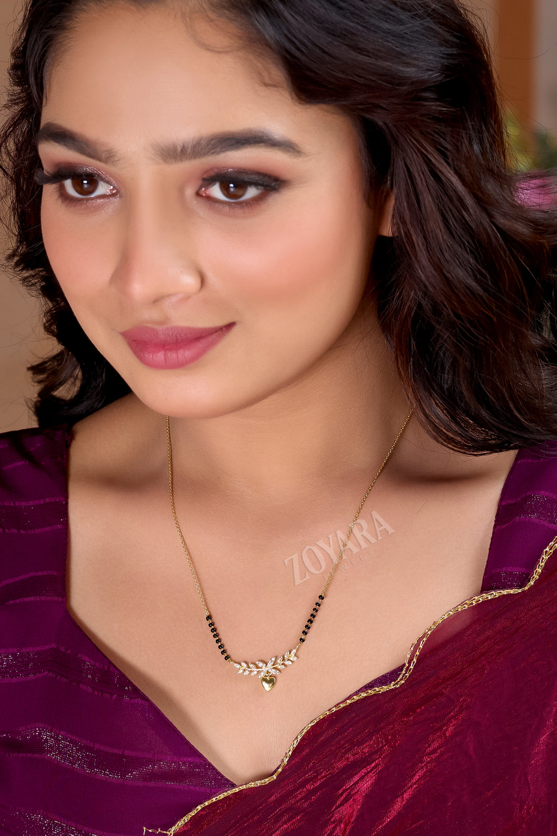 Nora Heart Mangalsutra