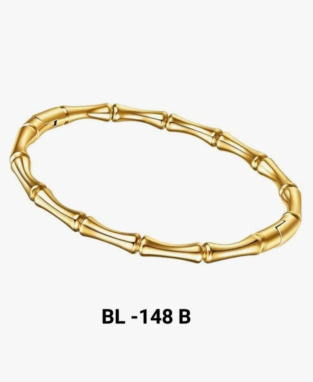 Golden Bamboo Bangle (Yellow Gold)