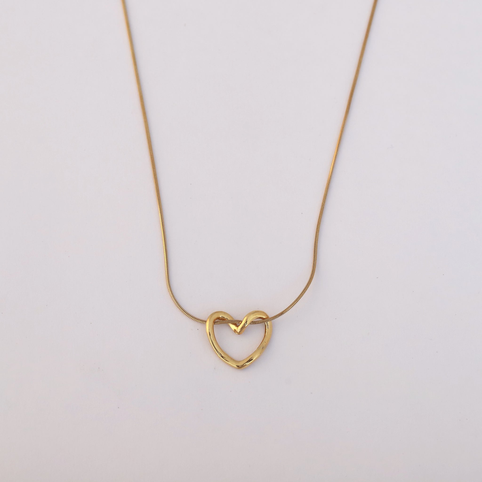 Heartline Necklace (Yellow Gold)