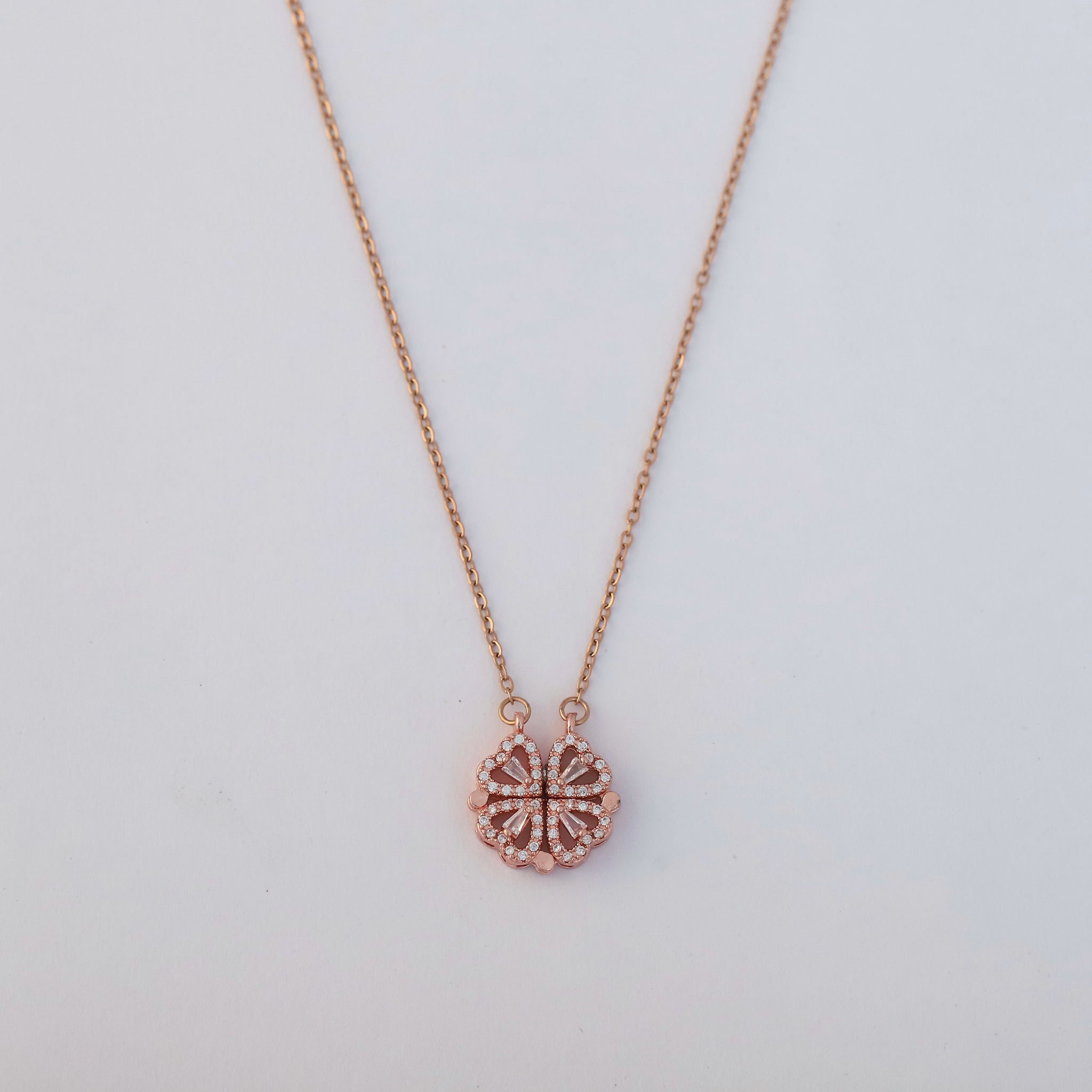 Celestial Bloom Necklace (Rose Gold)