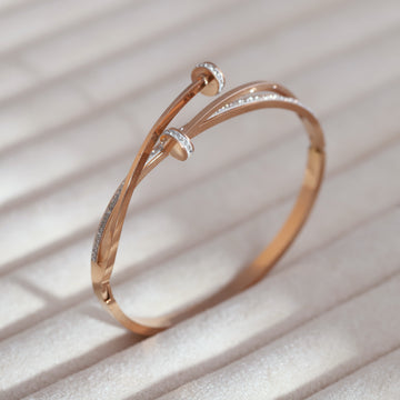 Twilight Grace Bangle (Rose Gold)